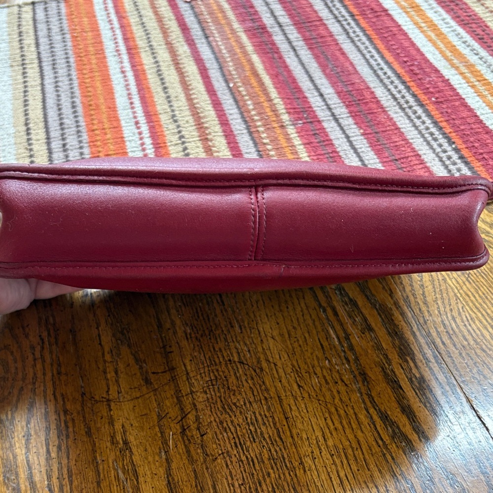 Coach 9455 red Leather purse vintage - Picture 8 of 13